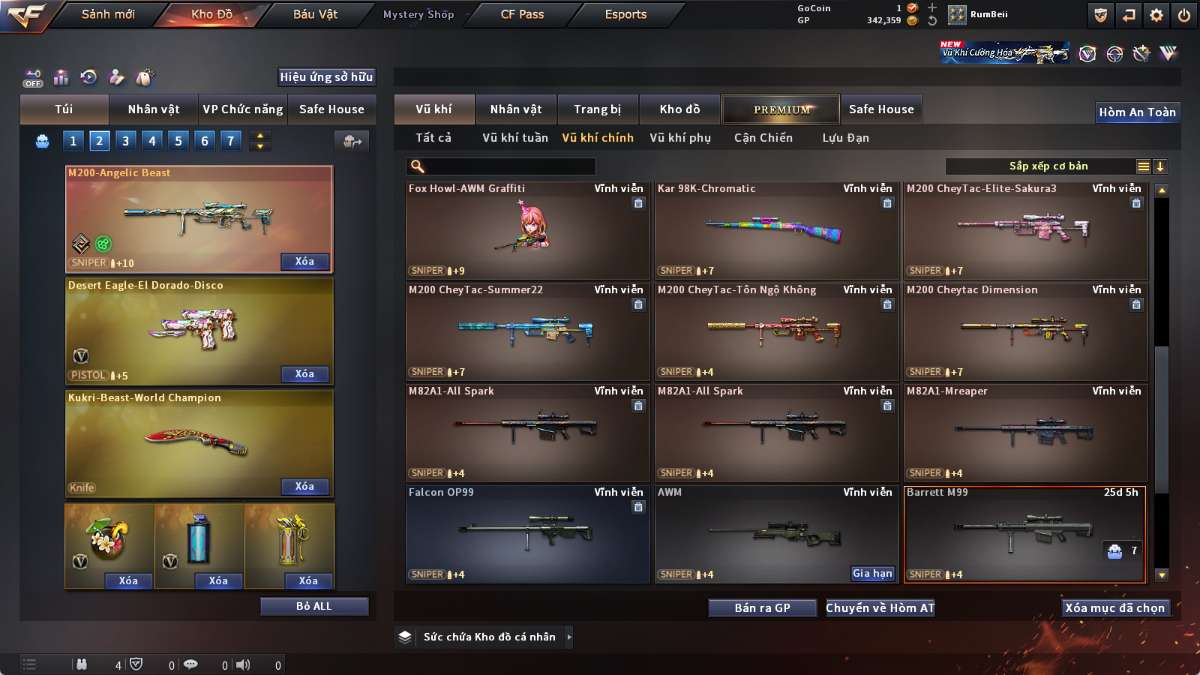 shop acc cf uy tin gia re